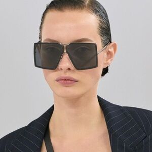 New! MaxMara MM0117 30N Oversized Sunglasses, Authentic